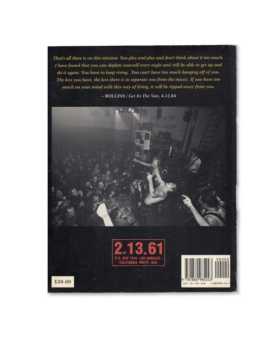 Get in the Van by Henry Rollins