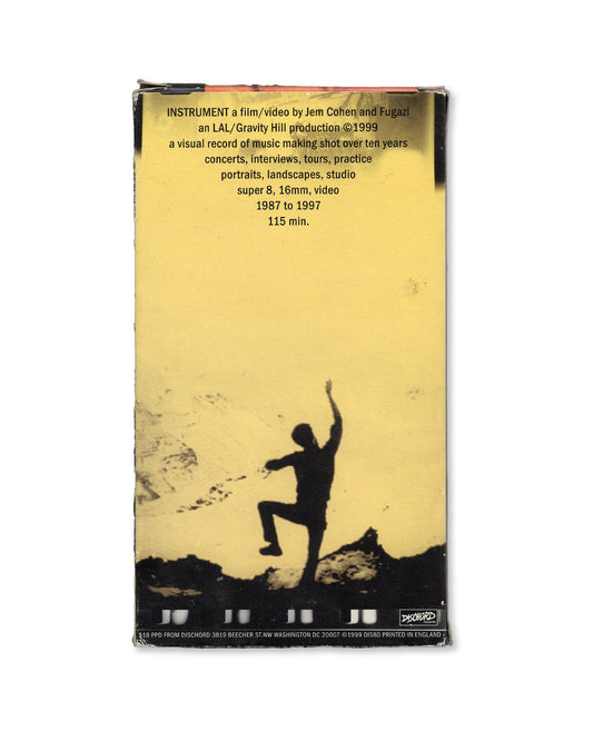 Instrument by Fugazi VHS (Directed by Jem Cohen) 1999