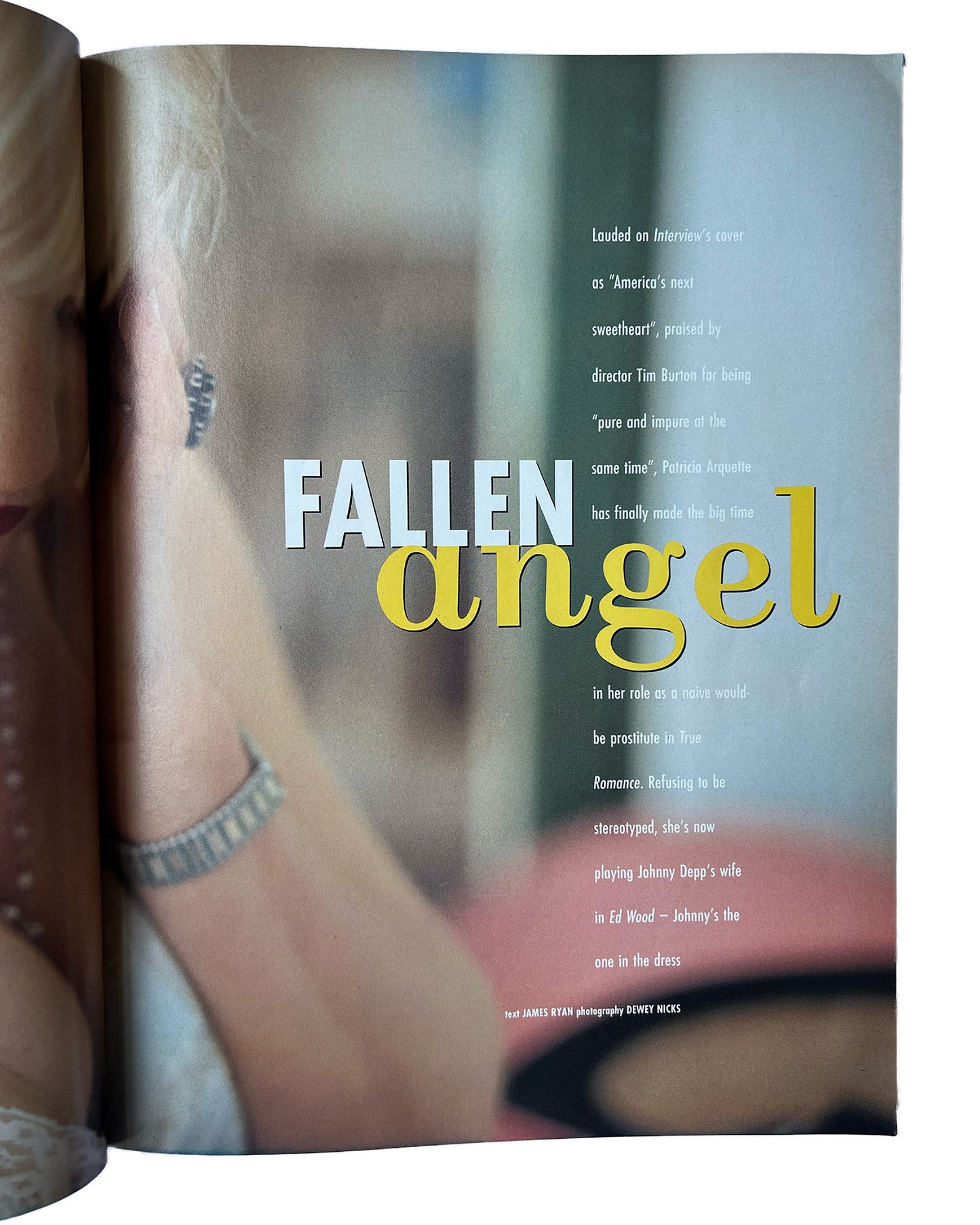 Patricia Arquette - The Face Magazine