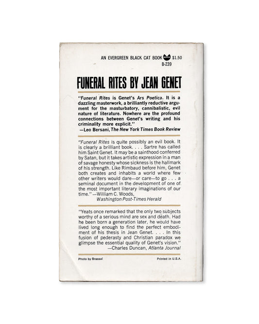 Funeral Rites by Jean Genet