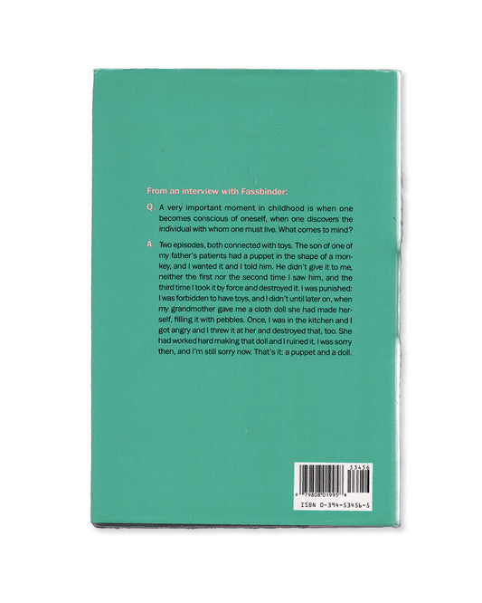 Love is Colder than Death: The Life and Times of Rainer Wernder Fassbinder by Robert Katz