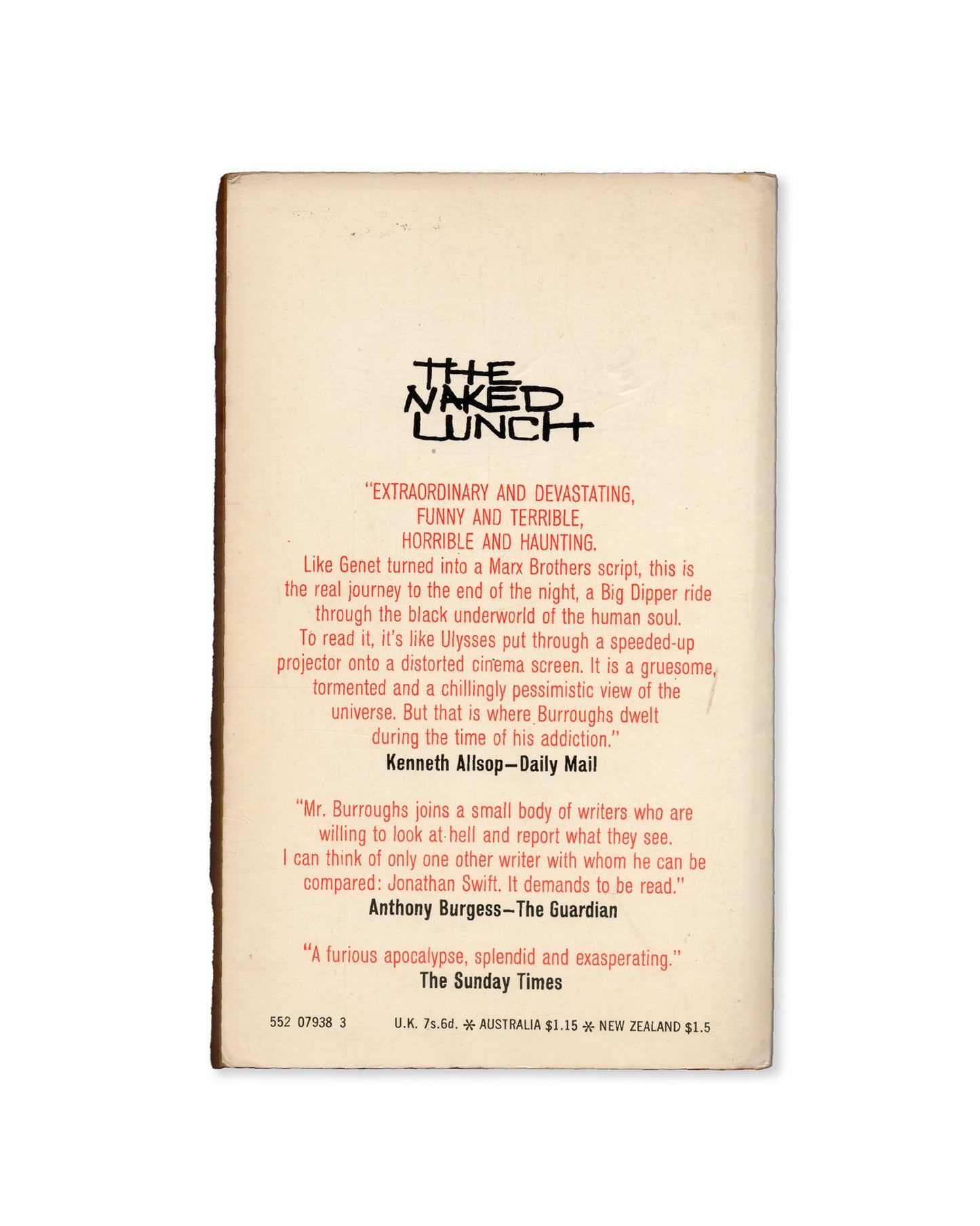 The Naked Lunch by William S. Burroughs