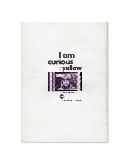 I Am Curious—Yellow (Japanese Movie Program)