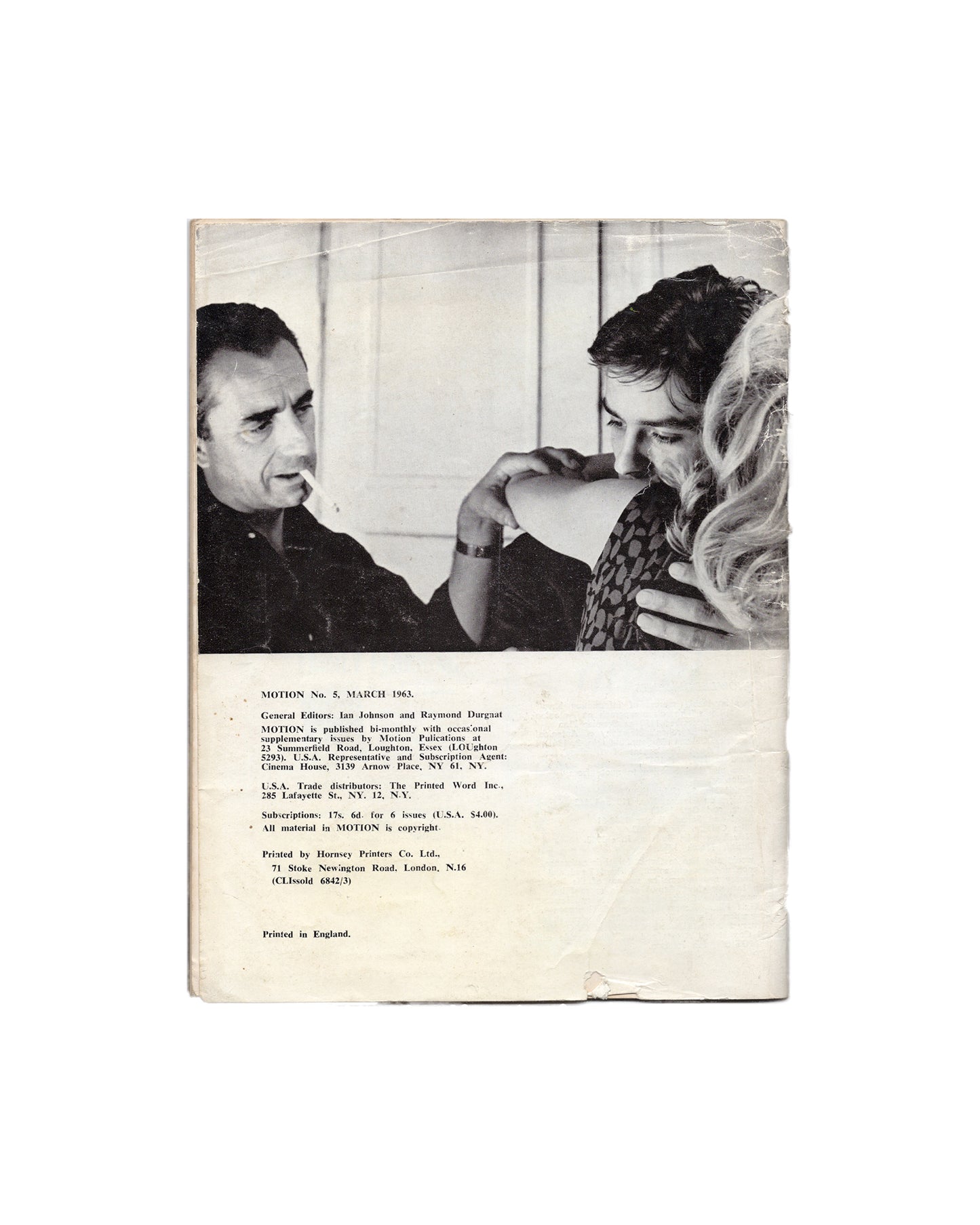 Antonioni by Philip Strick (A motion Monograph)