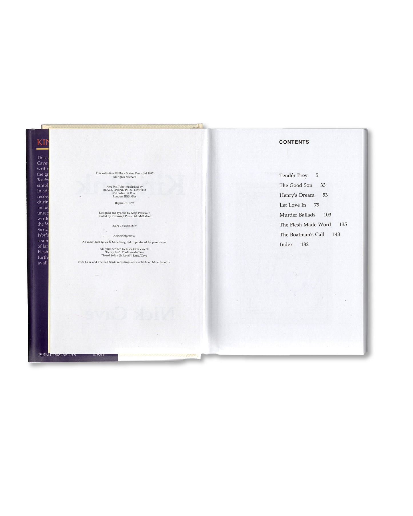 King Ink II by Nick Cave (Signed)
