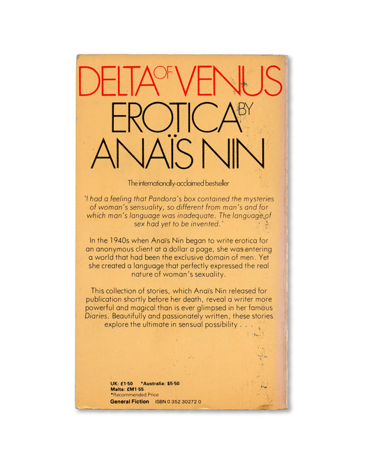 Delta of Venus - Erotica by Anaïs Nin