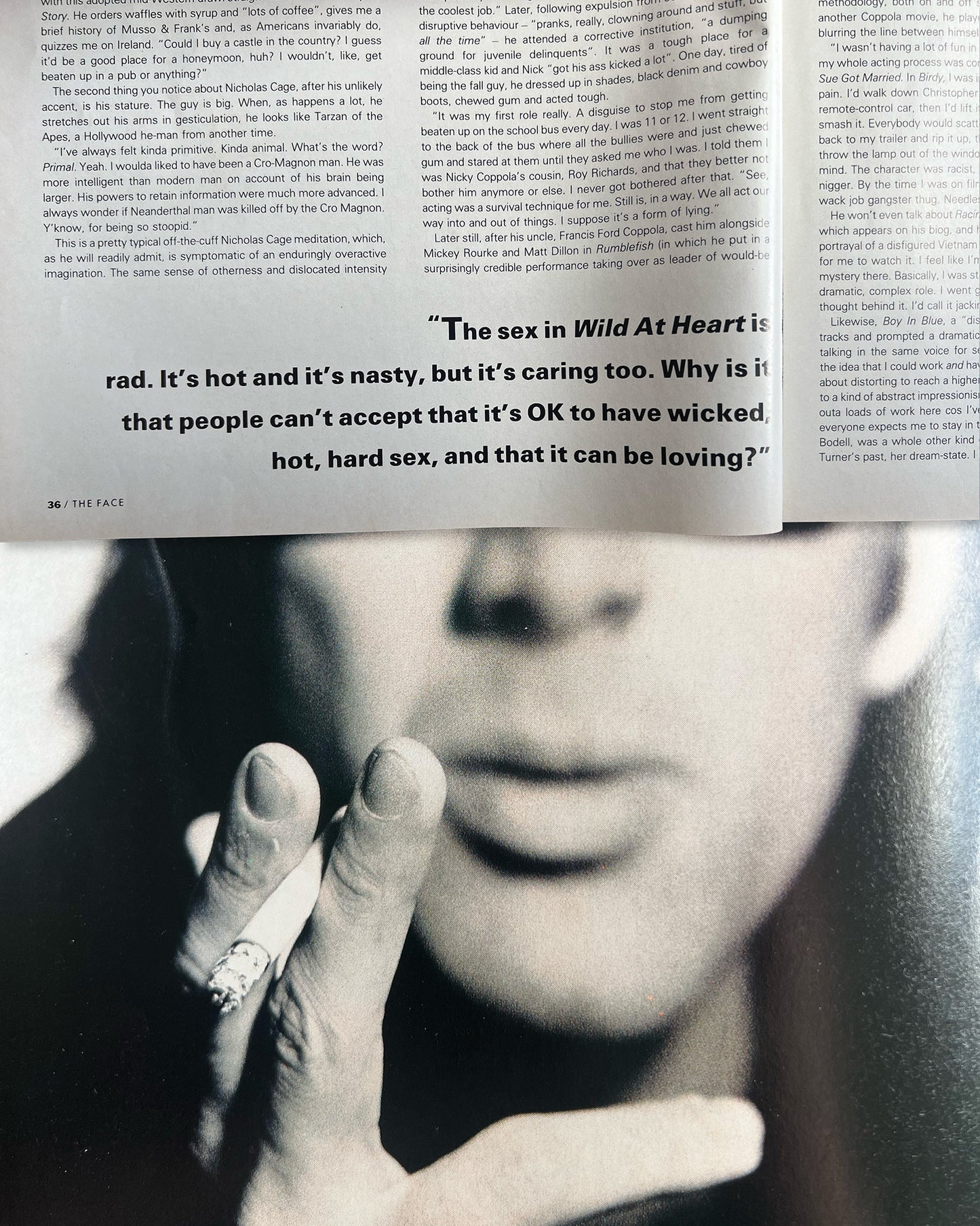 Nicholas Cage - The Face Magazine