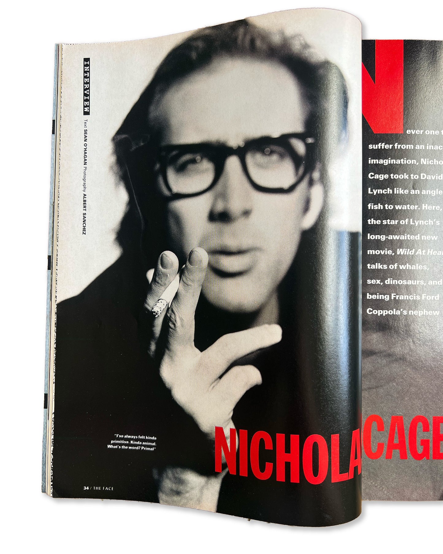 Nicholas Cage - The Face Magazine