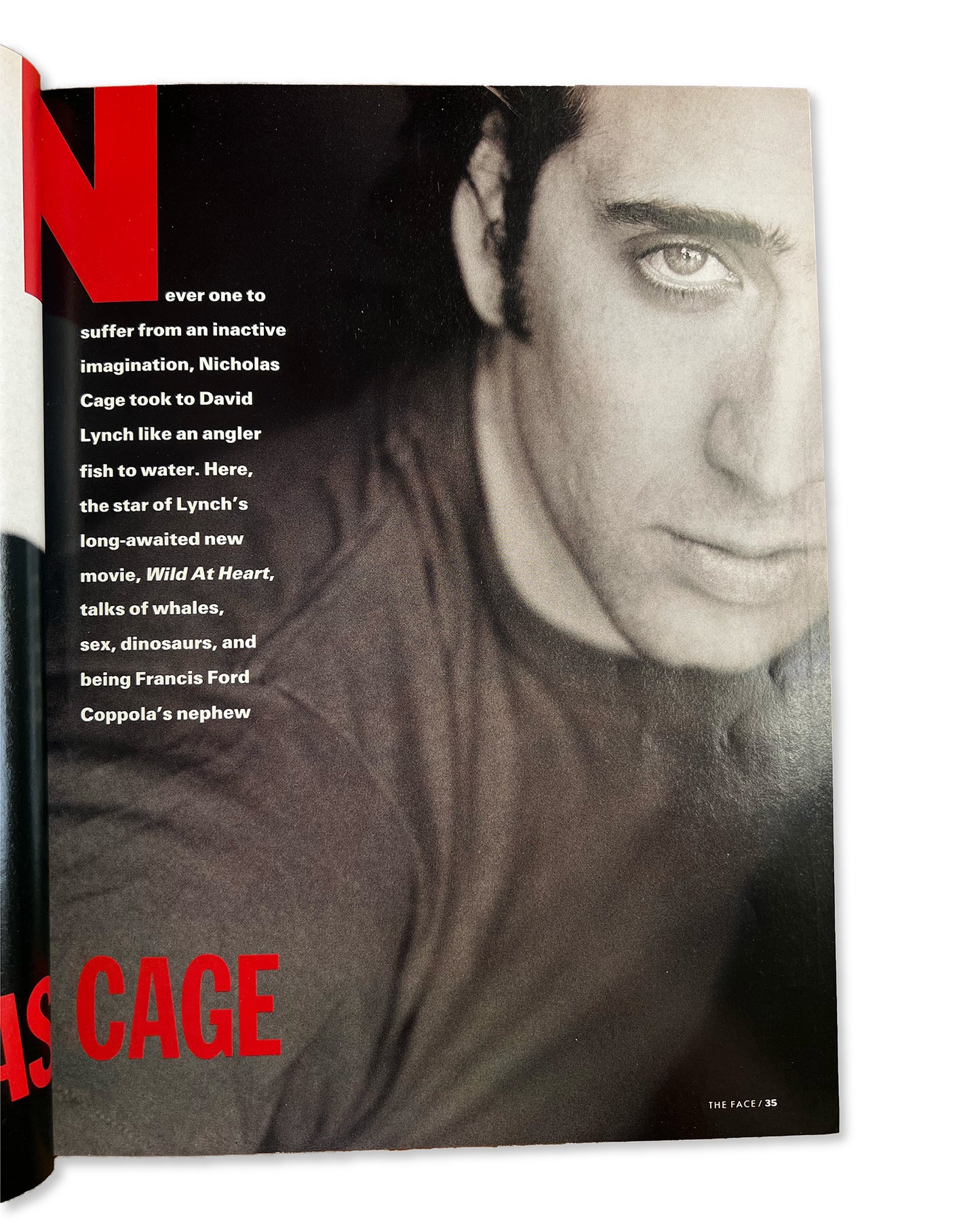 Nicholas Cage - The Face Magazine