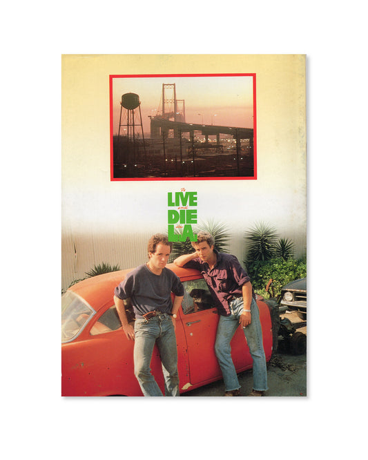 To Live and Die in LA (1985) Japanese Movie Program