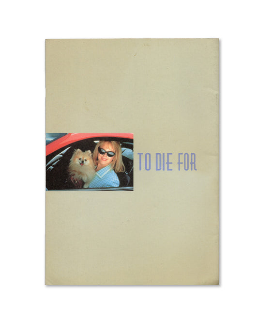 To Die For by Gus Van Sant (Japanese Movie Program and Ticket Stub)