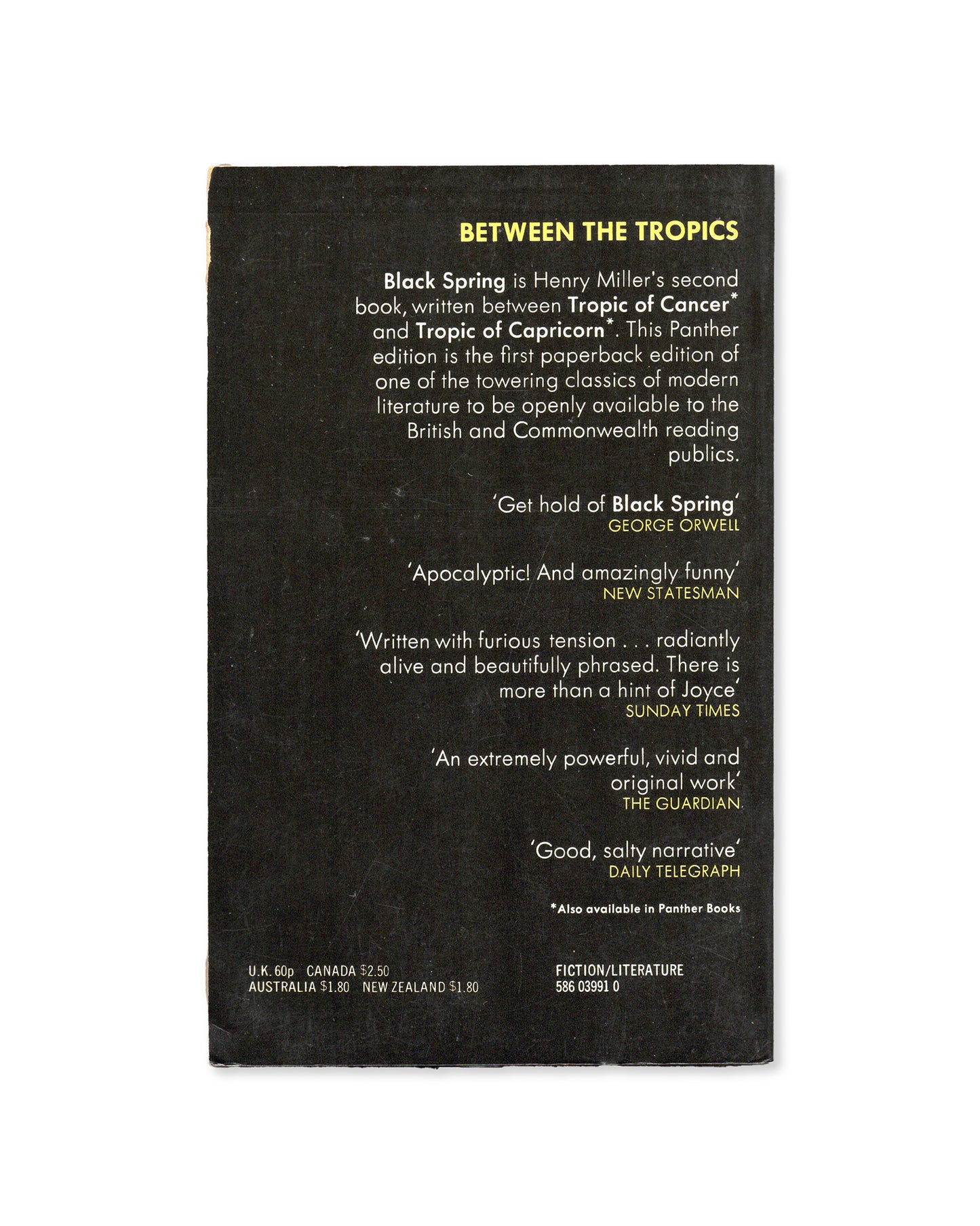 Black Spring by Henry Miller