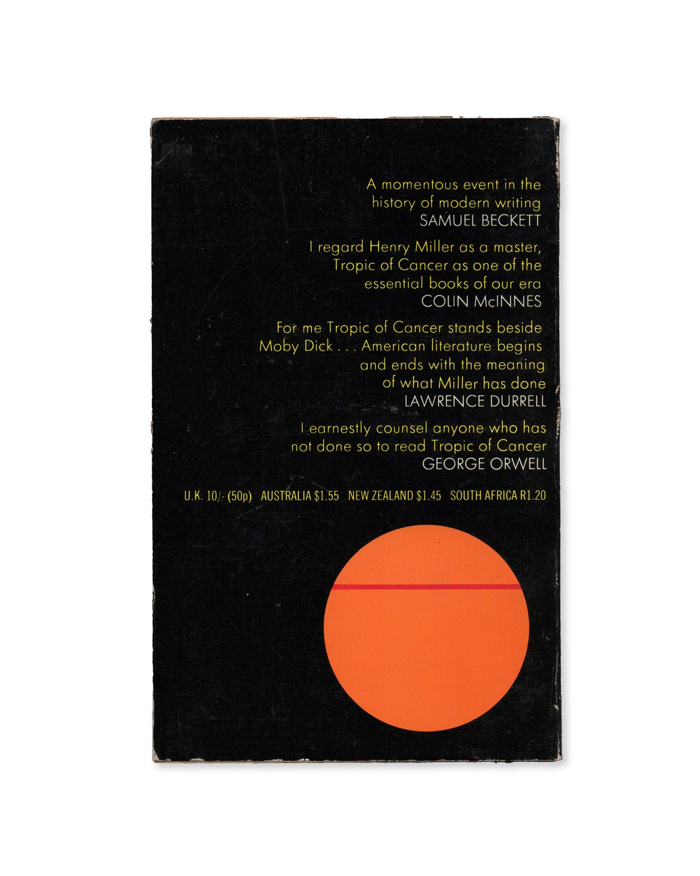 Tropic of Cancer by Henry Miller