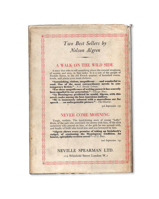 The Man with The Golden Arm by Nelson Algren