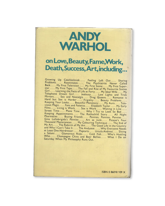 From A to B & Back Again: The Philosophy of Andy Warhol by Andy Warhol