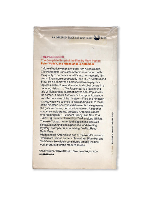 The Passenger by Michaelangelo Antonioni