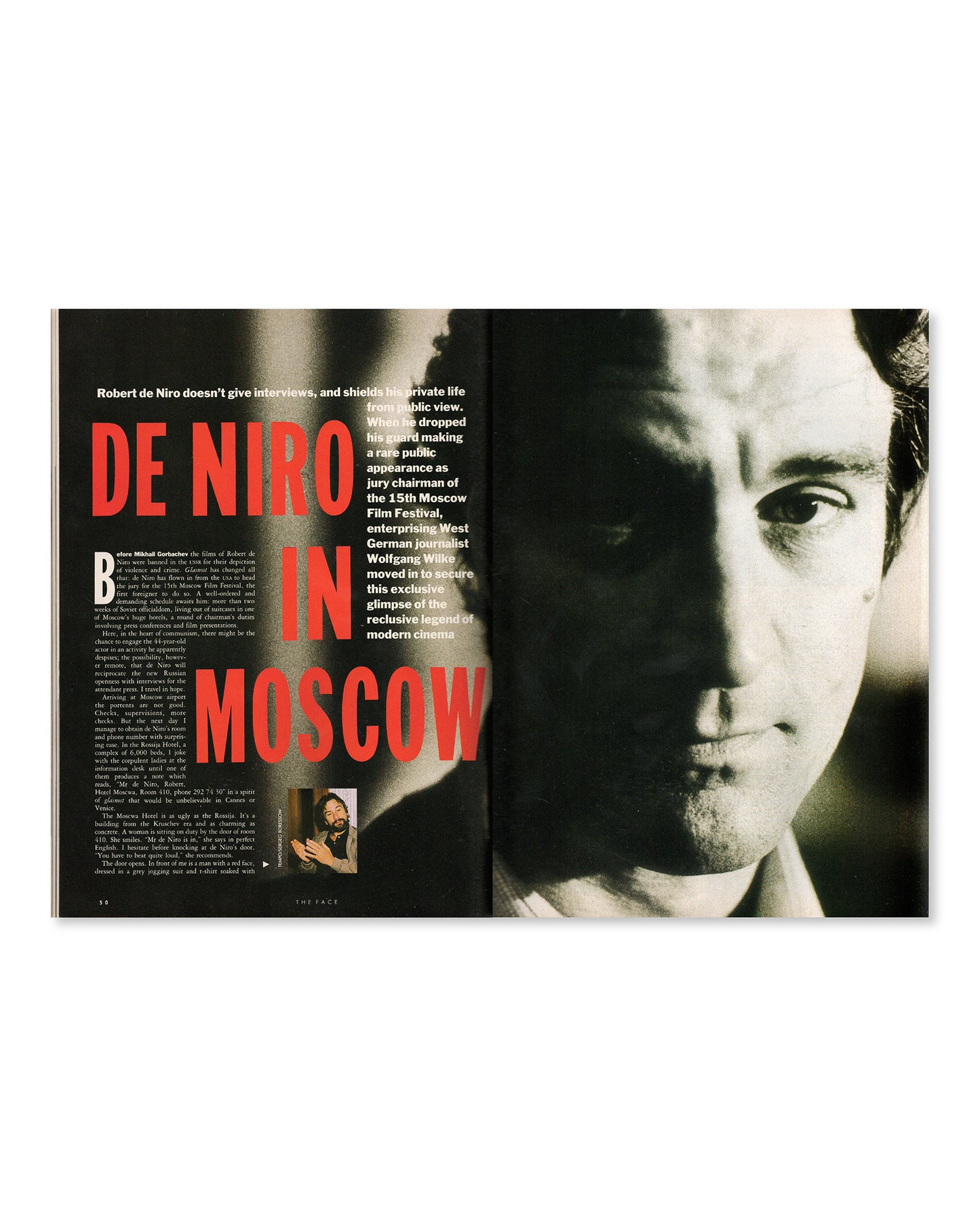 Robert De Niro - The Face Magazine