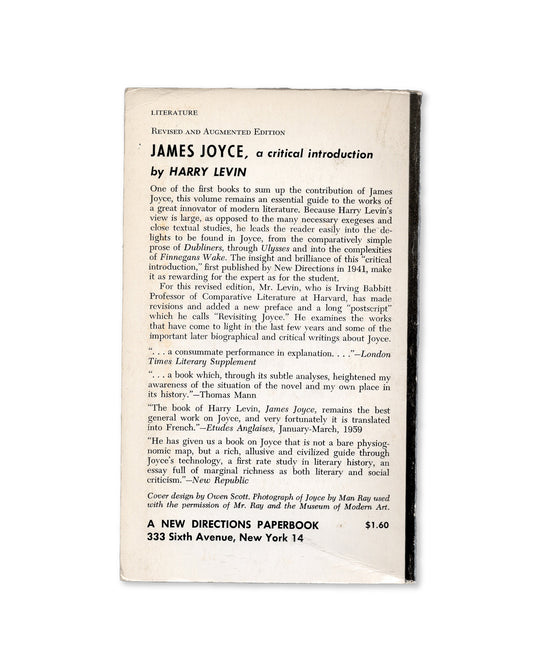 James Joyce by Harry Levin