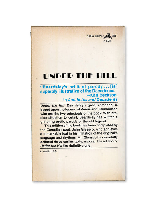 Under the Hill by Aubrey Beardsley