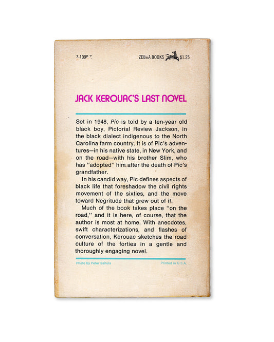 PIC by Jack Kerouac