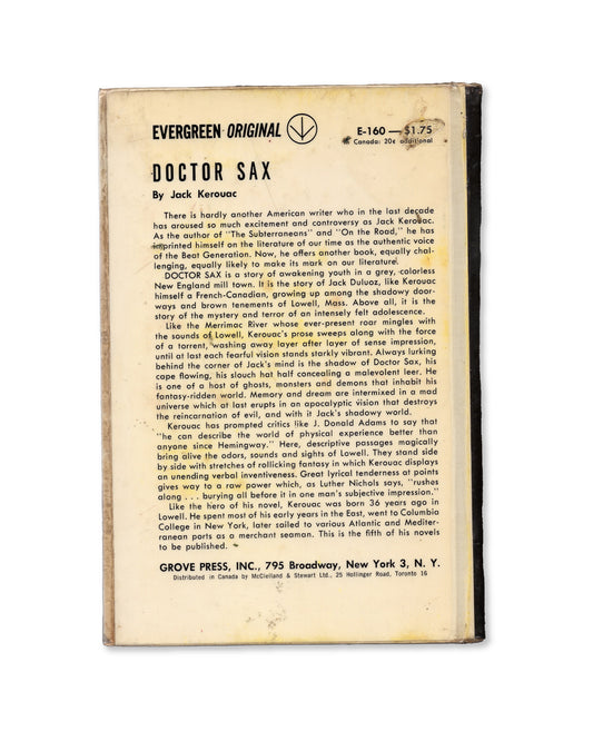 Doctor Sax by Jack Kerouac