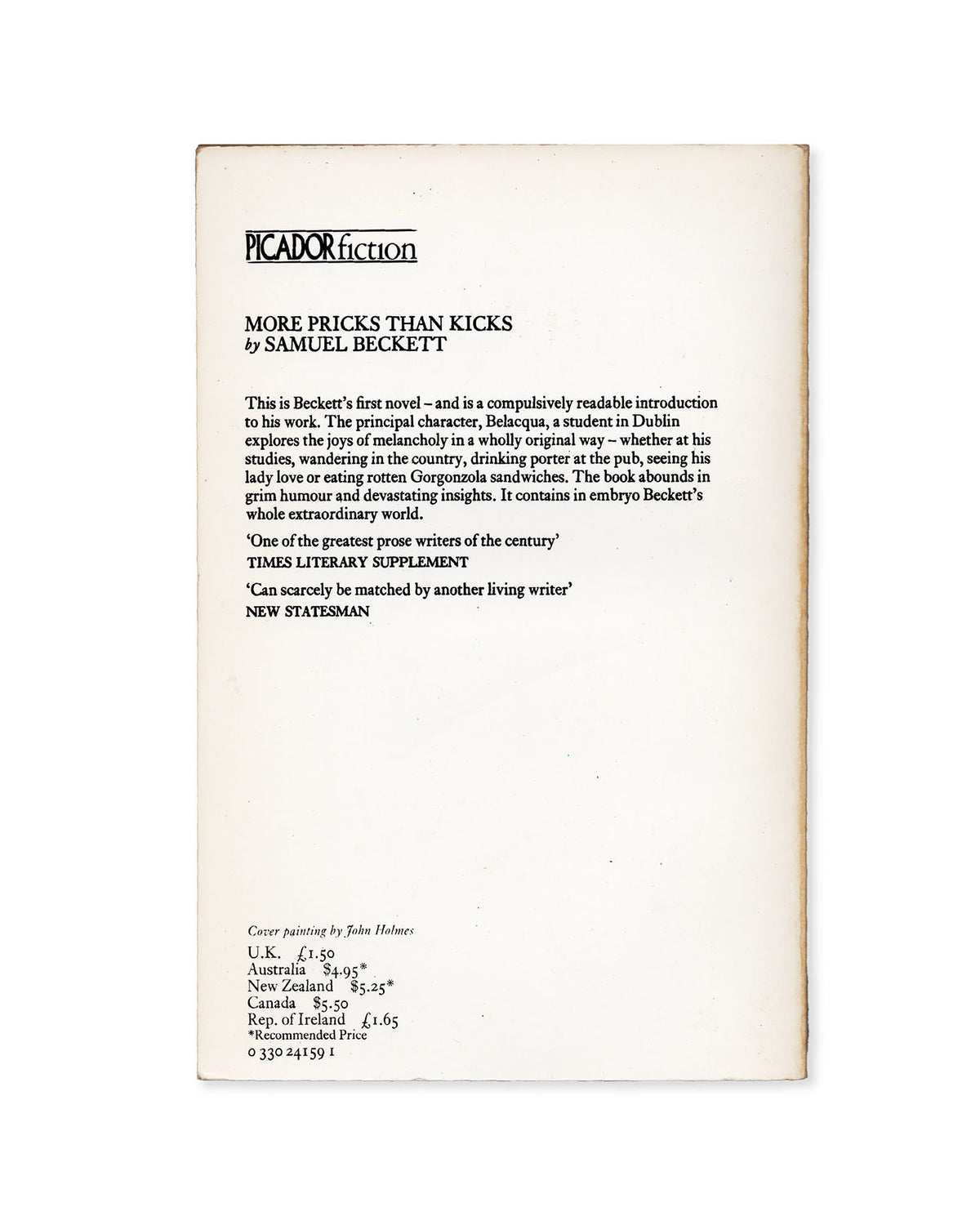 More Pricks Than Kicks by Samuel Beckett