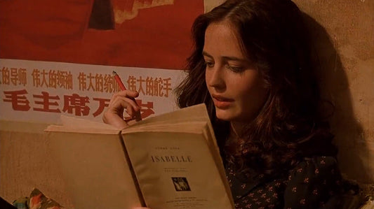 Eva Green Reading a Book in The Dreamers