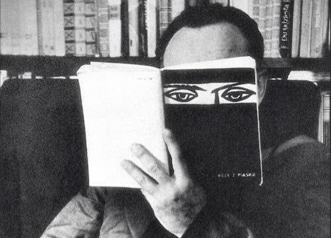 Jean Cocteau Reading a Book at Home