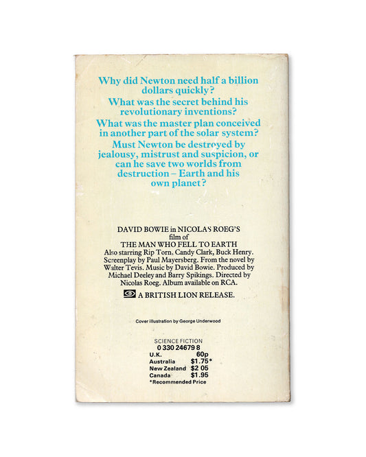 The Man Who Fell To Earth by Walter Tevis