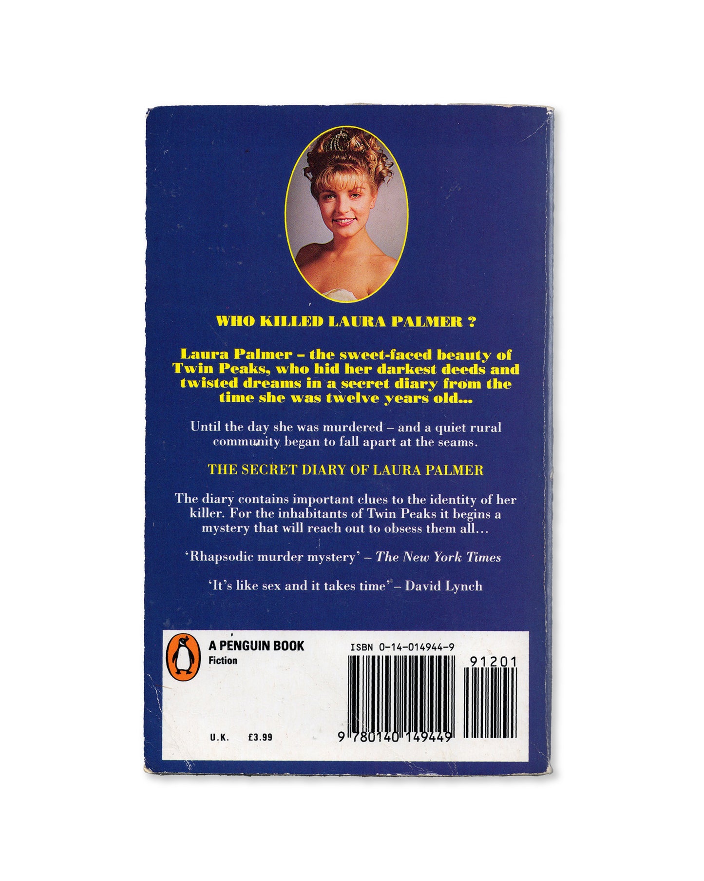 The Secret Diary of Laura Palmer by Jennifer Lynch
