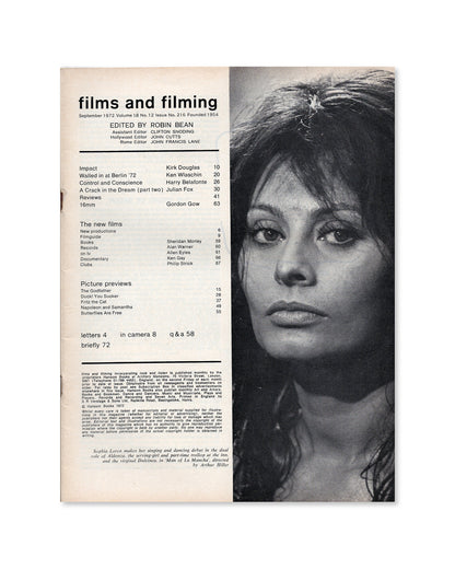 Films and Filming Magazine: September 1972