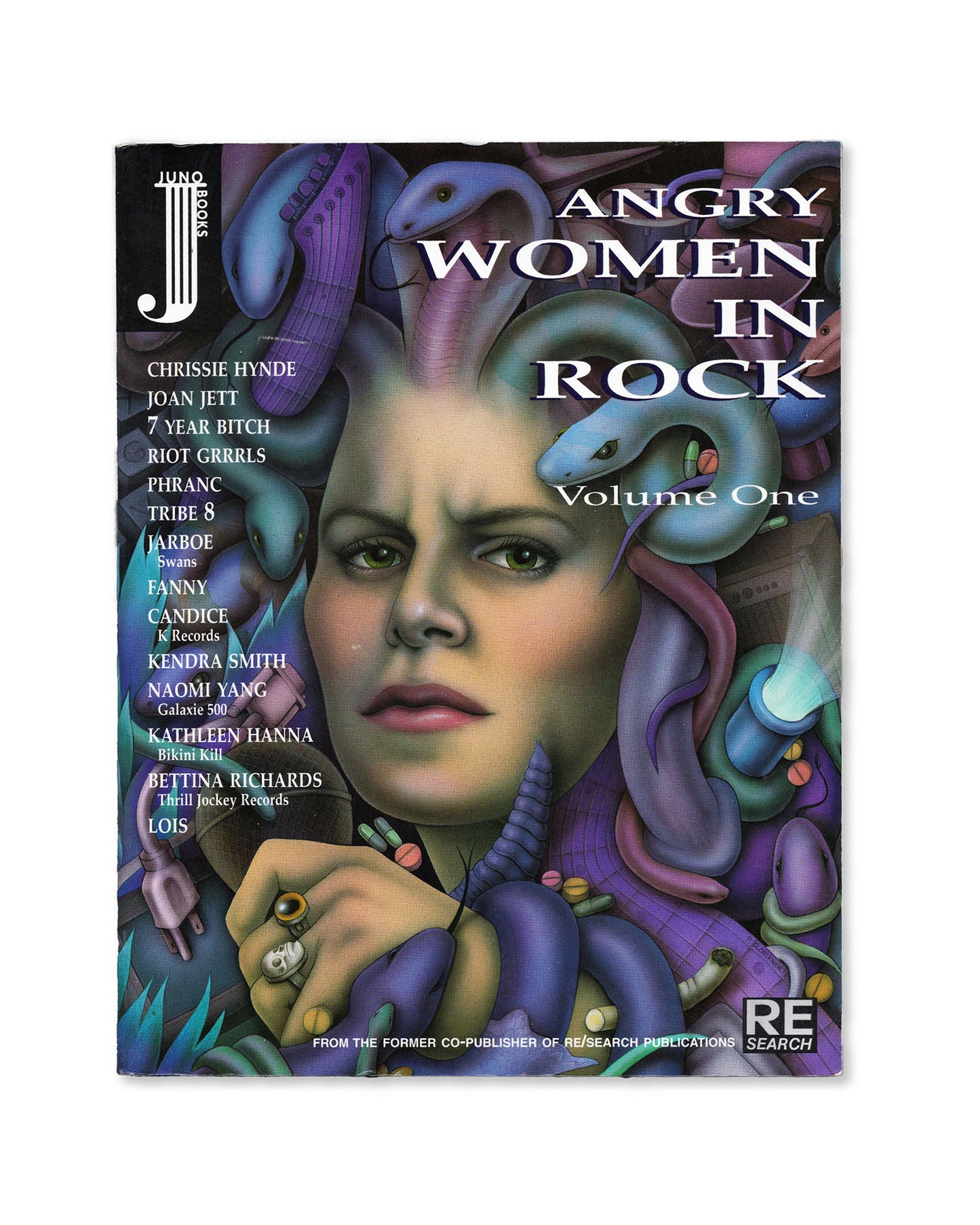 Front book cover of Angry Women in Rock by Andrea Juno