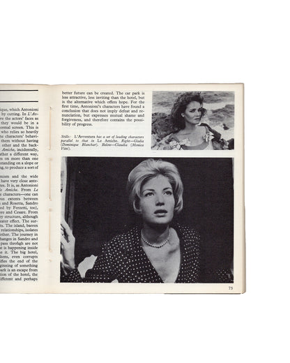 Antonioni by Ian Cameron & Robin Wood