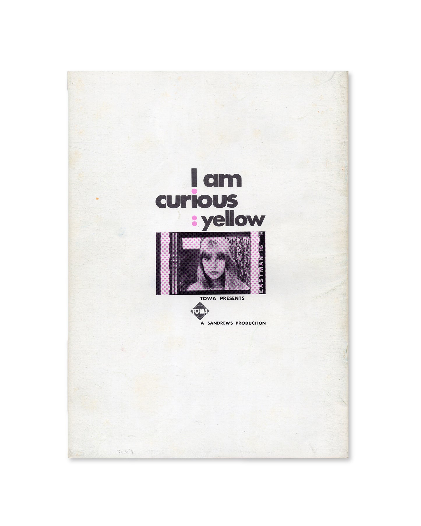 I Am Curious—Yellow (Japanese Movie Program)