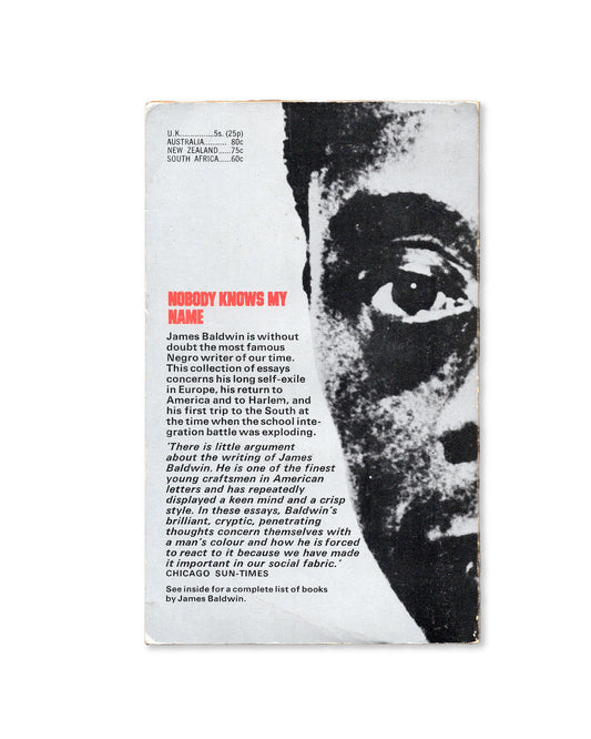 Nobody Knows My Name by James Baldwin