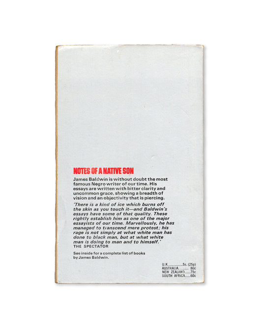 Notes of Native Son by James Baldwin
