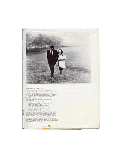 Antonioni by Philip Strick (A motion Monograph)