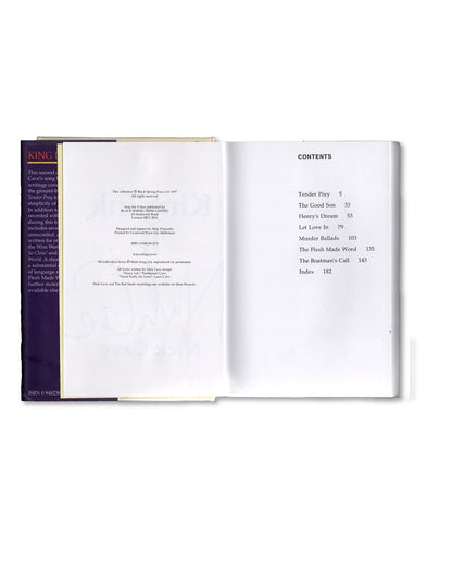 King Ink II by Nick Cave (First Edition)