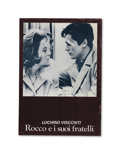 Rocco and His Brothers (Rocco e i suoi fratelli, 1960) Japanese Movie Program