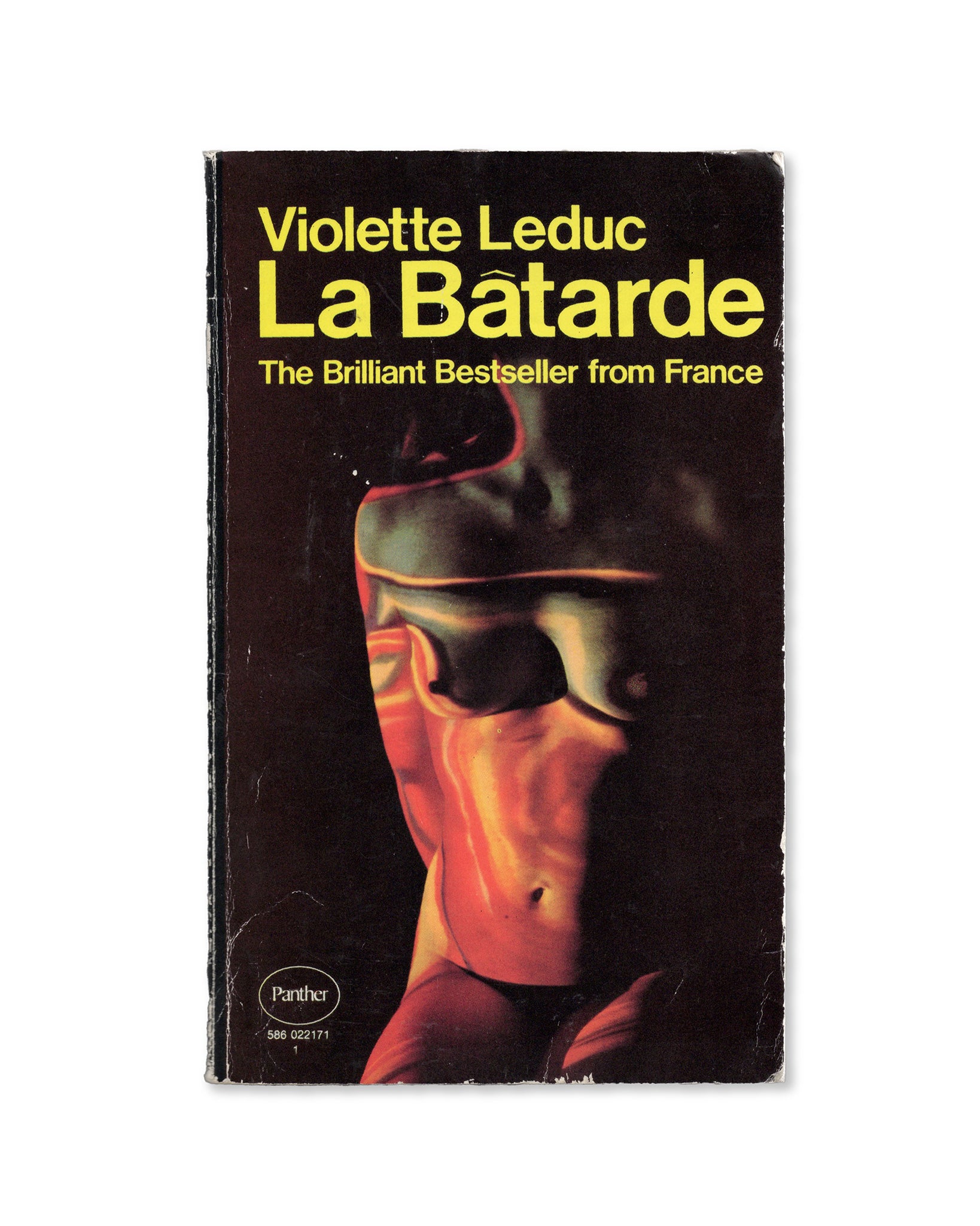 Cover of the book 'La Batarde' by Violette Leduc featuring an image of a woman's body.