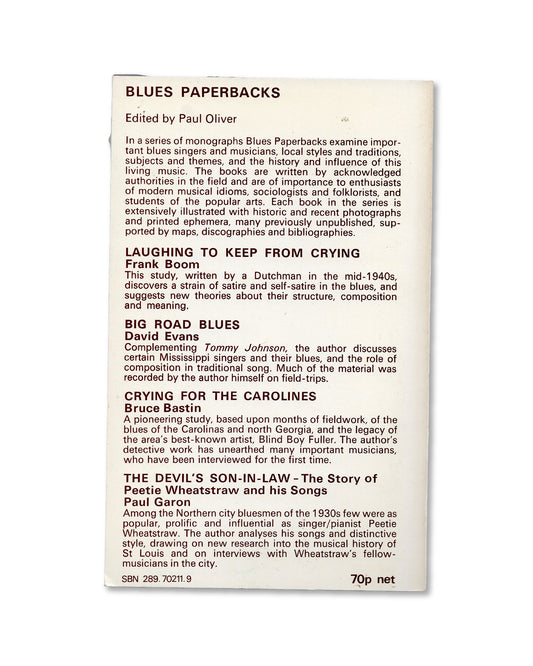 The Devil's Son-in-Law book, back cover