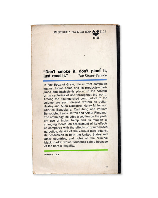 The Book of Grass: An Anthology of Indian Hemp
