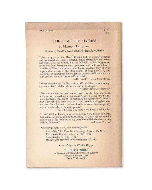 The Complete Stories of Flannery O'Connor