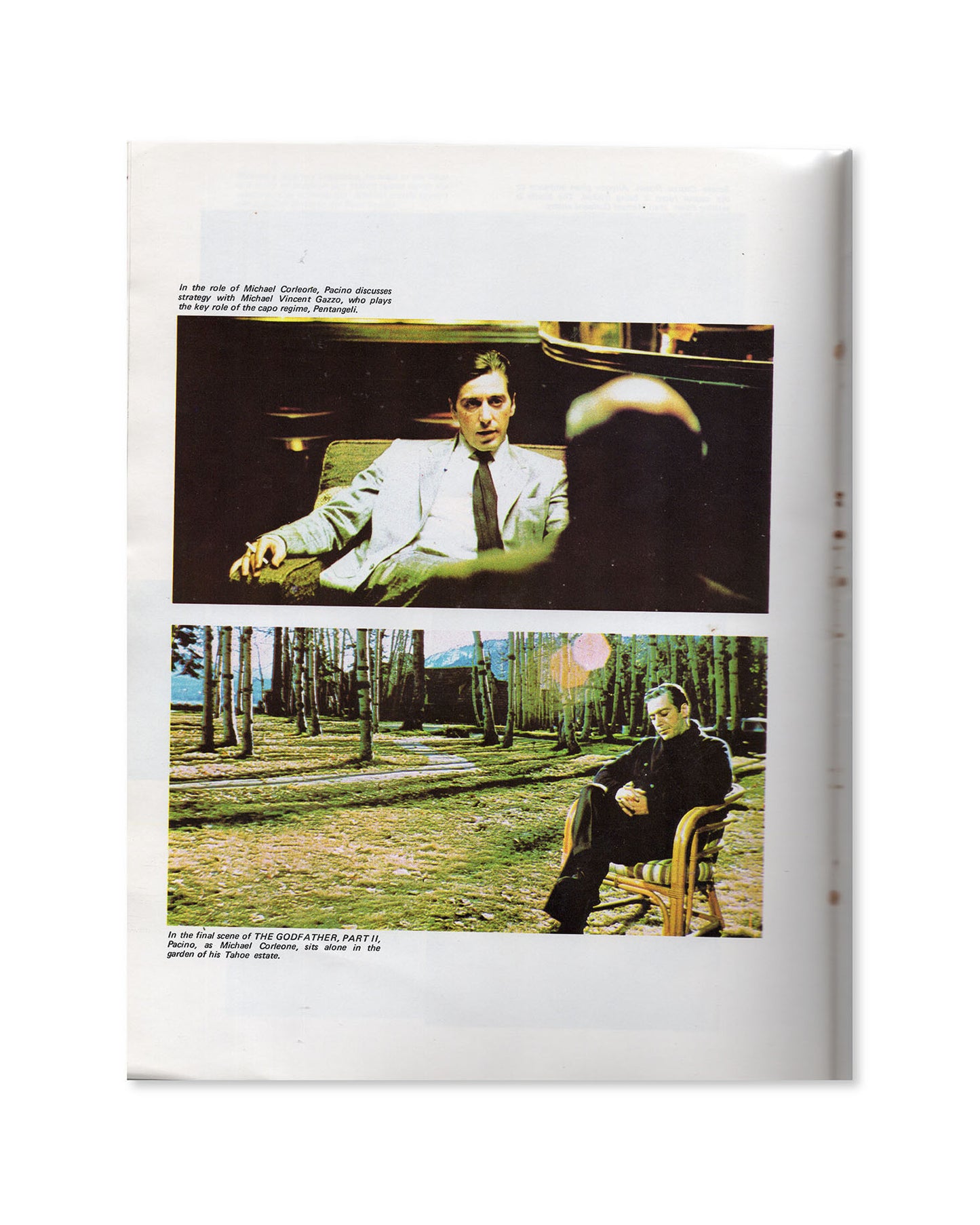 The Godfather Part II (1974) Movie Program