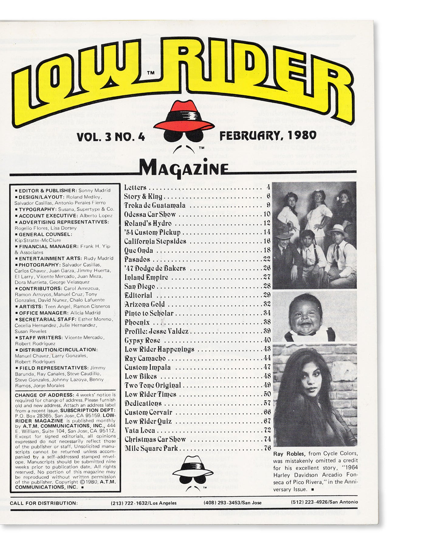 Low Rider Magazine Vol.3 No.4 (Feb 1980)
