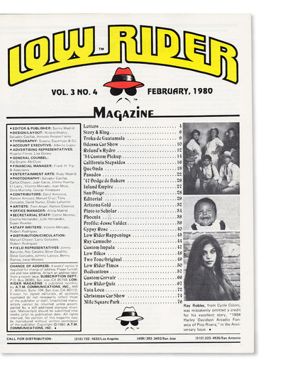 Low Rider Magazine Vol.3 No.4 (Feb 1980)