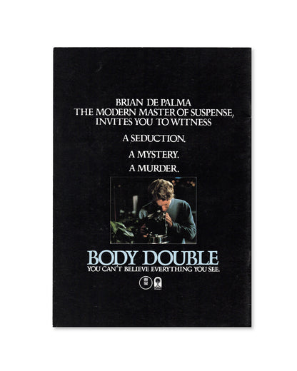 Body Double (1984) Japanese Movie Program