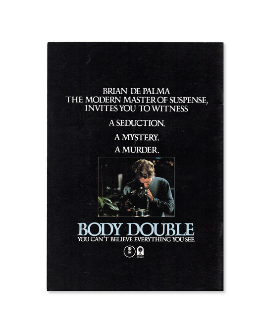 Body Double (1984) Japanese Movie Program