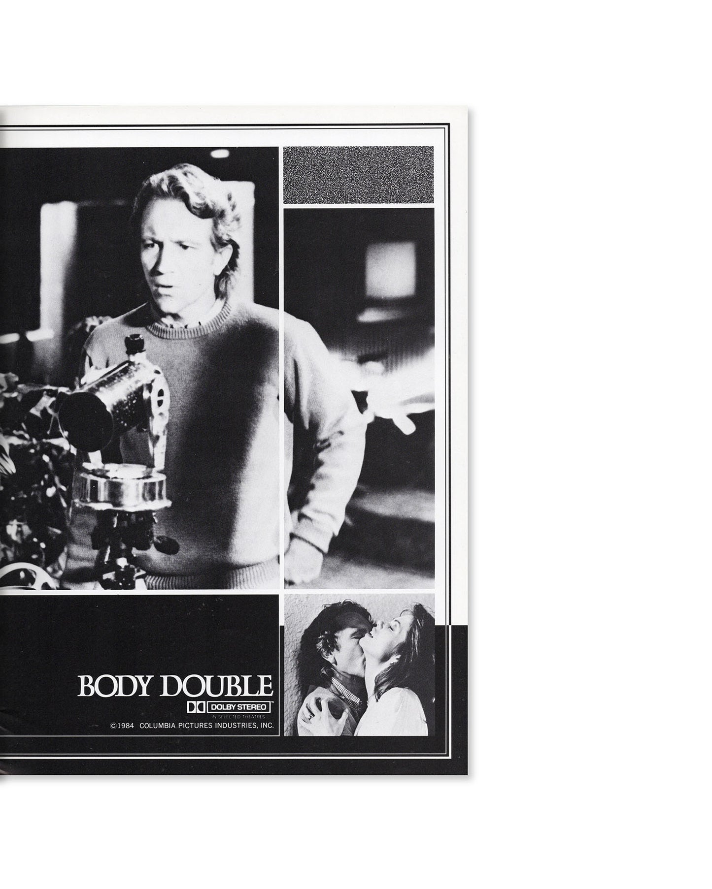 Body Double (1984) Japanese Movie Program