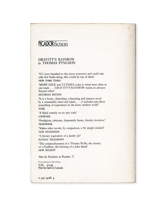 Gravity's Rainbow by Thomas Pynchon